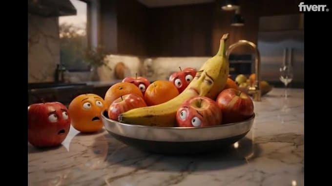 create viral ai fruit video