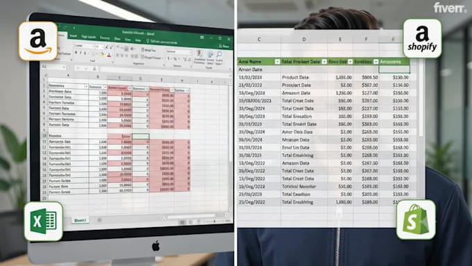 clean and format excel data for shopify and amazon bulk upload