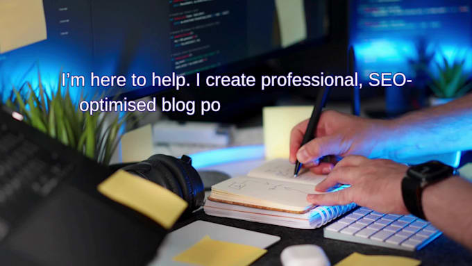 write SEO optimised blog posts and articles
