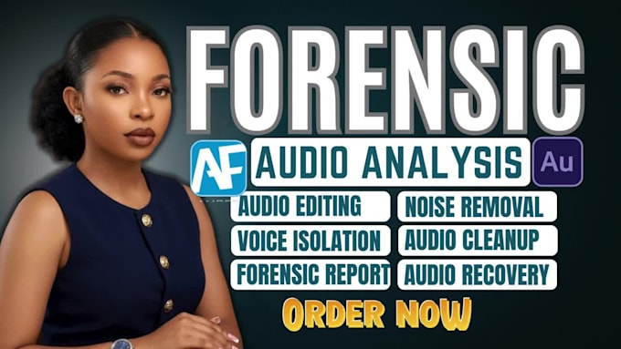 do forensic audio editing, cleanup, noise removal, voice detection and analysis