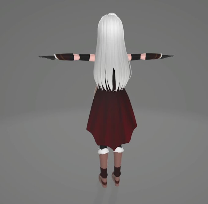 create a custom 3d vtuber avatar, vrm model and rig for vtube studio animaze