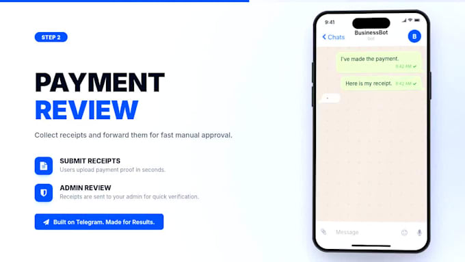 build a telegram bot for business automation