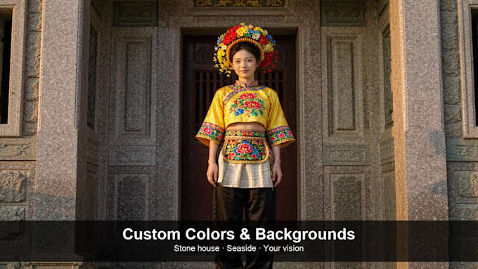 create ai generated chinese ethnic costume visuals
