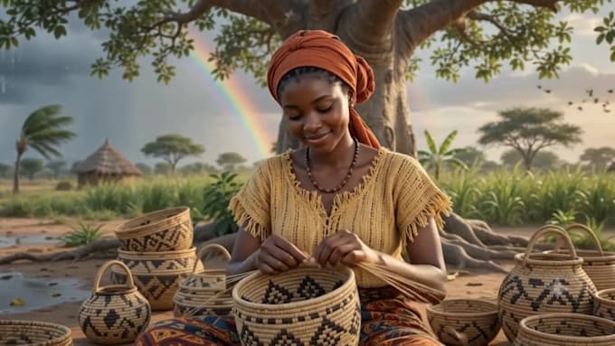create captivating african folktale ai animation video