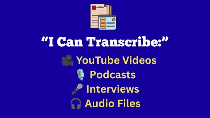 transcribe your youtube audio into text