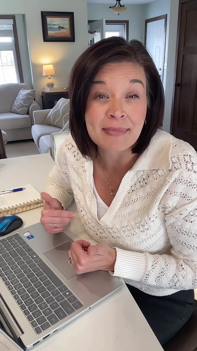 create a relatable testimonial video from a mom in her 40s