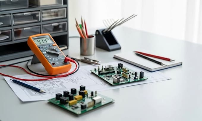 design electrical and electronic circuits with pcb layout and schematic