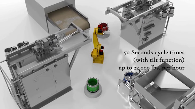 do 3d robotic arm animation 3d industrial robotic animation 3d factory animation