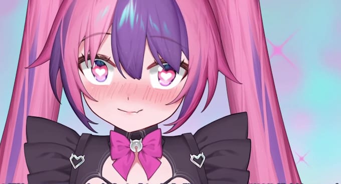 design live2d vtuber model, vtuber rigging, 2d vtuber model, vtuber commission