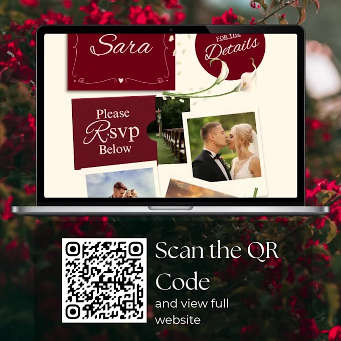 design a stunning canva wedding website with rsvp and music