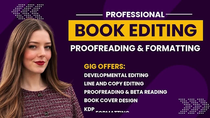 developmental editing book formatting self help journal design amazon kdp