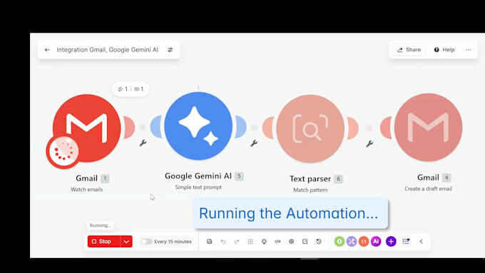 build an ai chatbot or automation system using makecom and voiceflow
