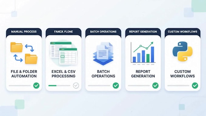 automate repetitive tasks with custom python scripts