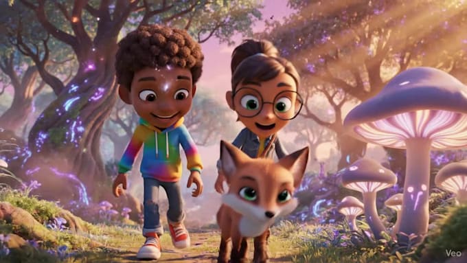 create a premium pixar style 3d animated videos