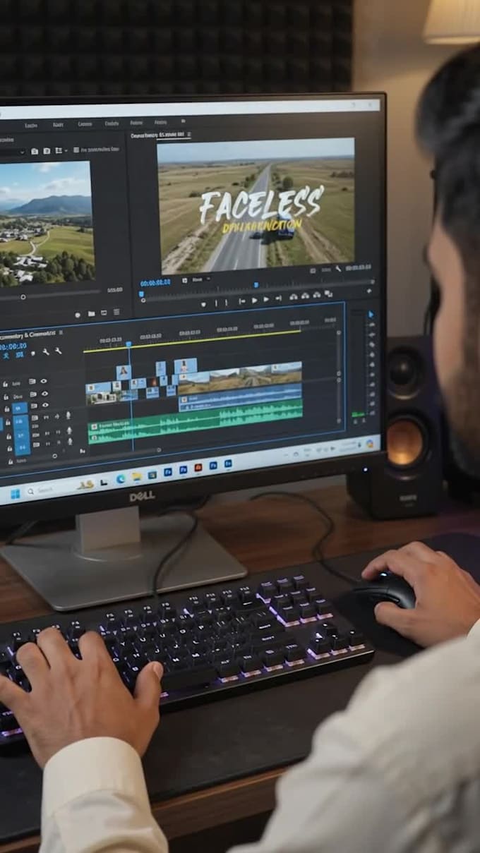 edit cinematic faceless youtube documentary videos