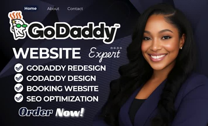 develop godaddy website design godaddy website redesign godaddy website