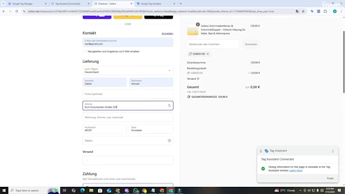 fix shopify conversion tracking, data layer, GTM, ga4 and google ads