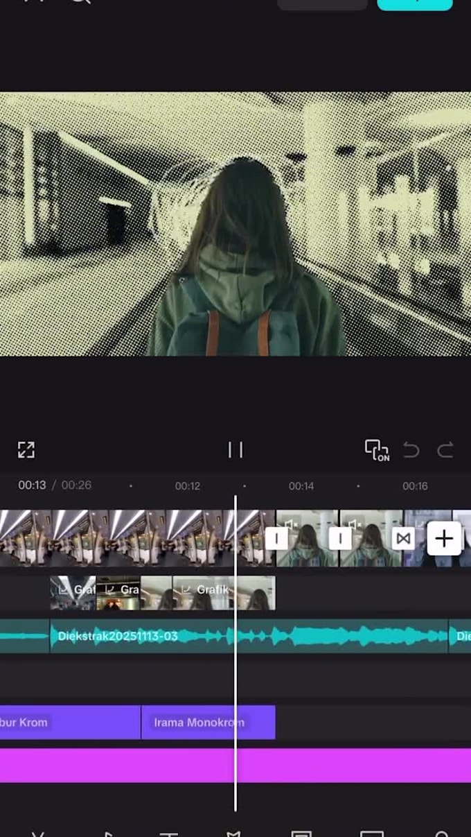 edit cinematic short form content with capcut