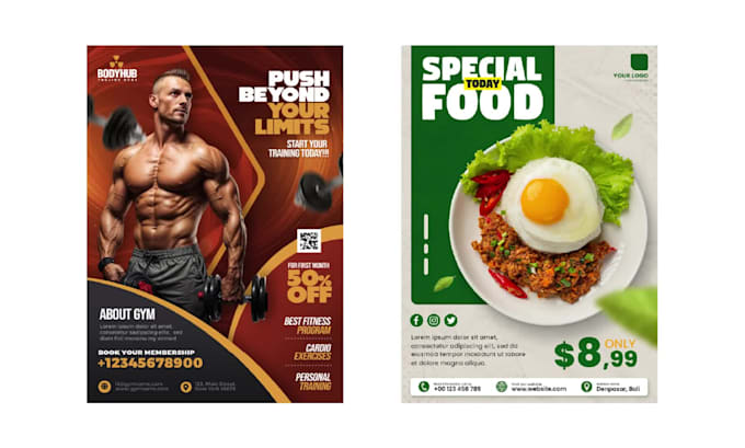 create premium business and corporate flyer designs