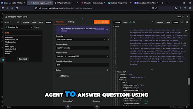 build an ai customer support chatbot with rag