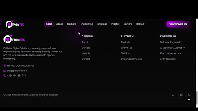 build a react nextjs website with typescript and tailwind