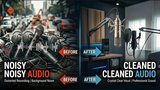 clean, repair and enhance your audio professionally