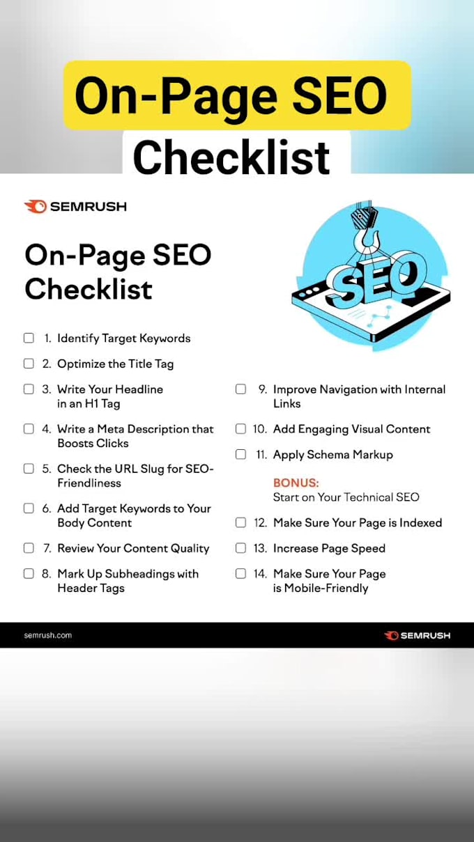 do complete on page SEO
