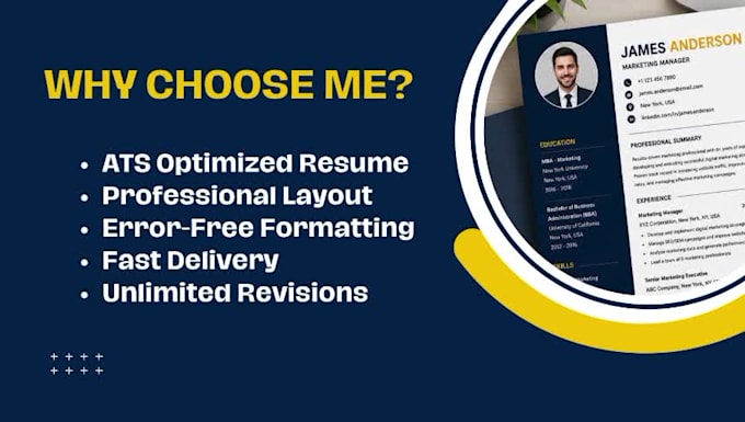 write professional CV and cover letter