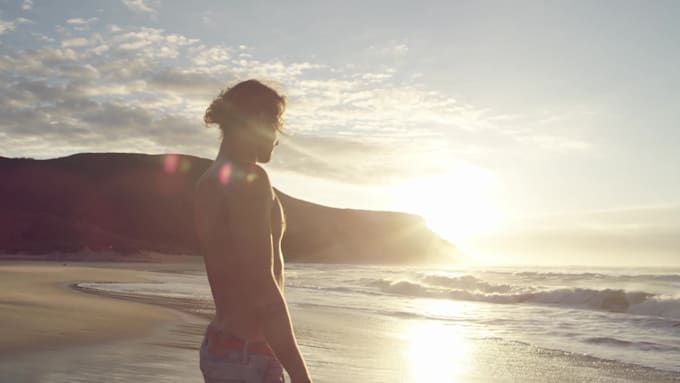 create a cinematic music video using licensed stock footage