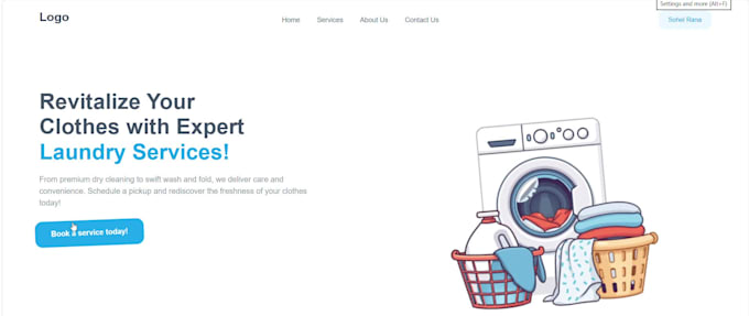 create HTML CSS website