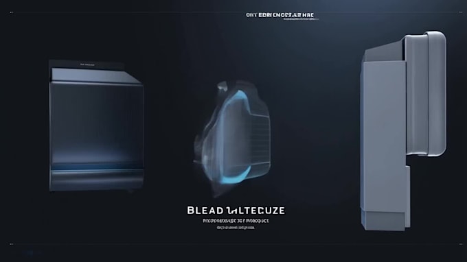 create a 3d product model and realistic render in blender