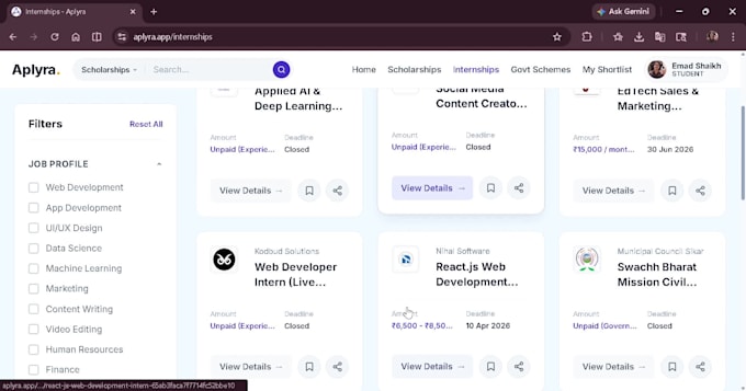 build a custom web application directory or admin dashboard