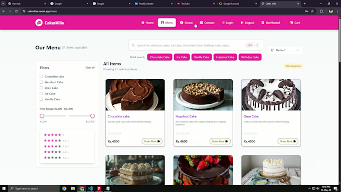 develop responsive web applications using tailwind and react
