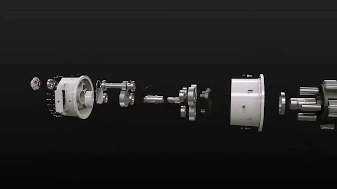 create 3d industrial animation, product animation, 3d mechanical animation