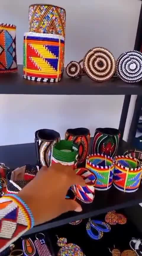 do unique traditional bead work from kenyan heritage