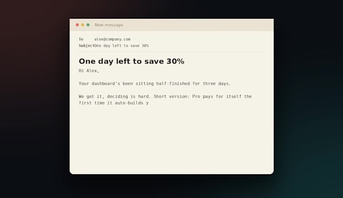 write ai sales email copy
