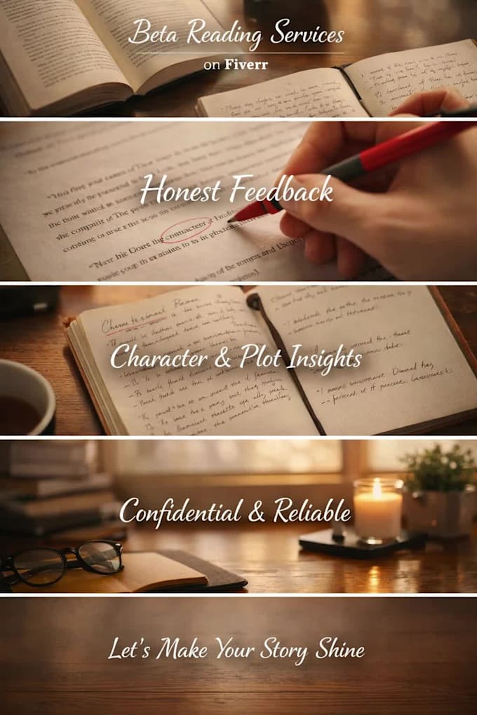 be your beta reader and give perceptive feedback
