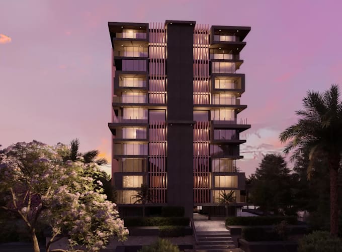 create 3d house and building rendering and animation