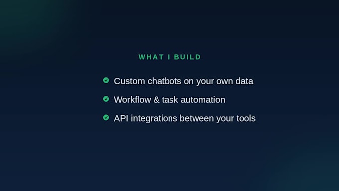build custom ai automations and chatbots for your business
