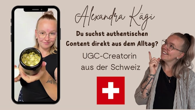 create professional authentic ugc videos in swissgerman