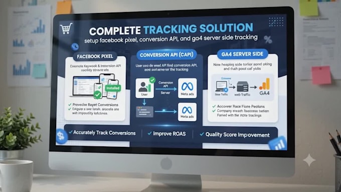 do meta pixel, conversion API, and ga4 server side tracking