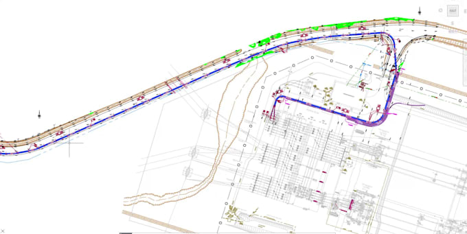 draw electrical and underground utility networks in autocad