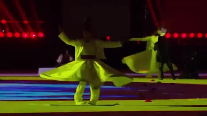 create 3d stadium projection mapping, concert, led stage visuals