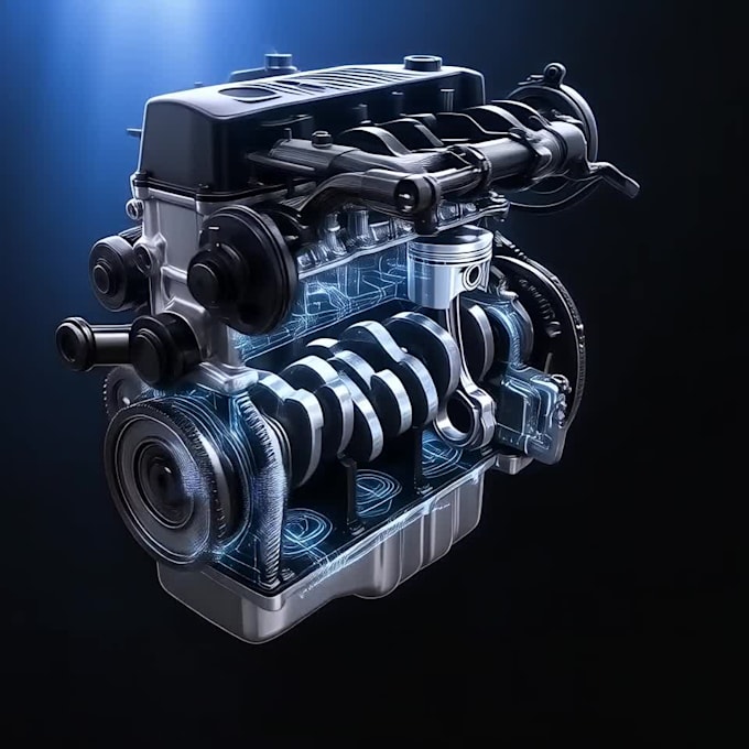 create professional mechanical animation videos for products