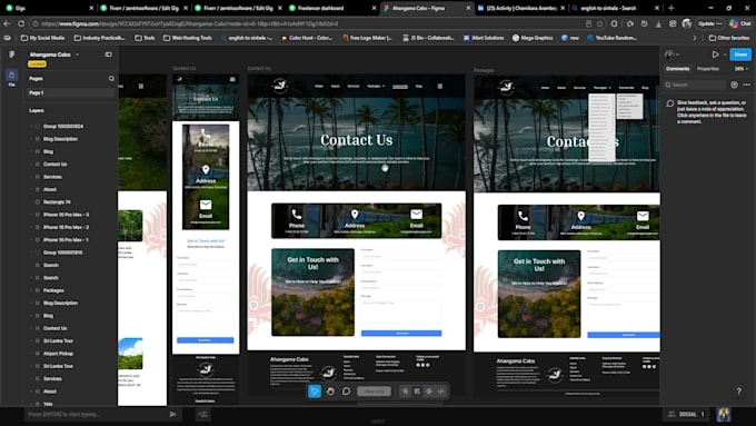 build full stack web application landing page and mobile app