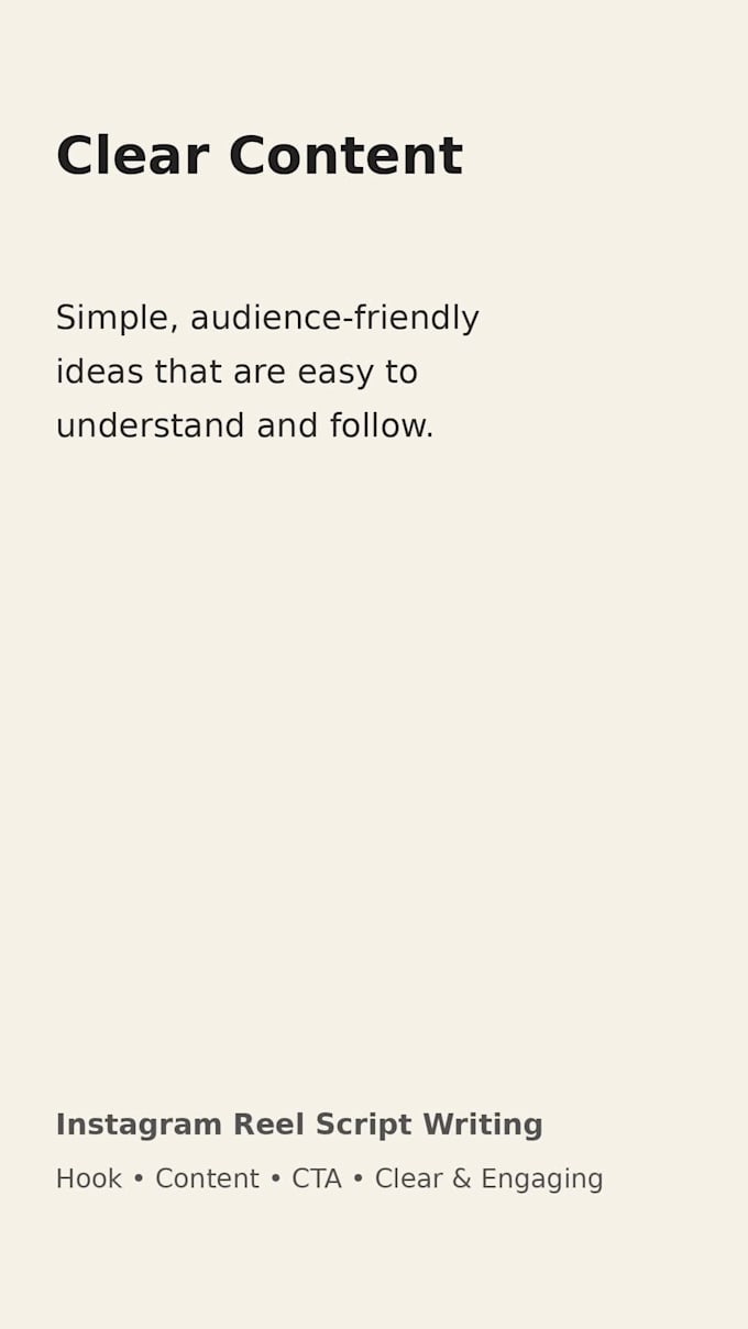 write engaging instagram reel scripts