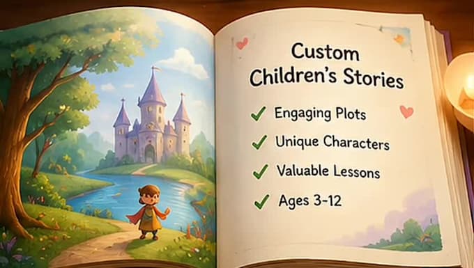 write engaging and creative children stories and storybooks