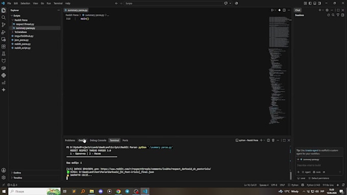 develop a custom python script, bot, web scraper or automation tool