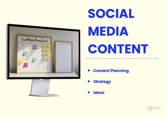create a social media content plan