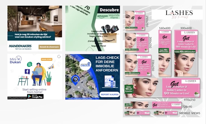 high CTR HTML5 animated banners real estate and ecommerce